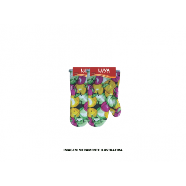 LUVAS TERMICA - 100% POLIESTER - ESTAMPADA